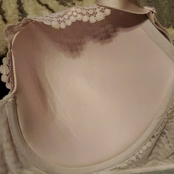 VICTORIA'S SECRET Gray Crochet Lace Logo Band GW2 - Picture 7 of 8